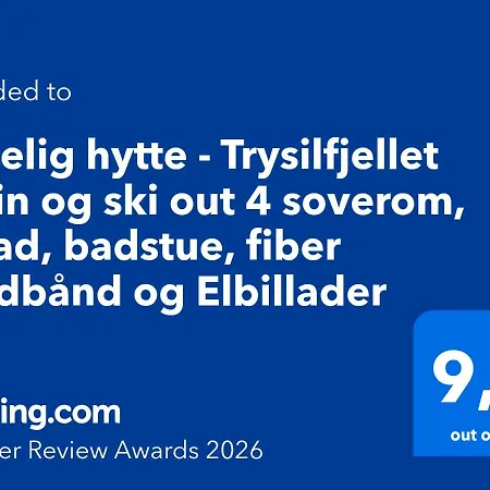 Koselig - Trysilfjellet In Og Out 4 Soverom, 2 Bad, Badstue, Fiber Bredband Og Elbillader Tatil Evi Trysil