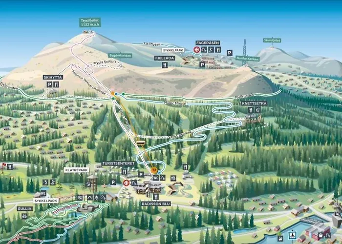 Dom wakacyjny Koselig - Trysilfjellet In Og Out 4 Soverom, 2 Bad, Badstue, Fiber Bredband Og Elbillader Trysil
